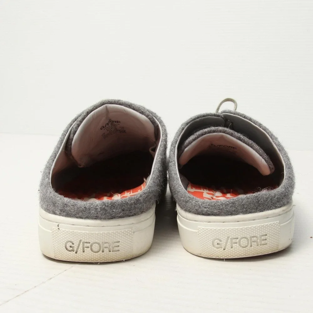 G/FORE Disruptor Wool Mule Sneakers Mens 12 Grey G4MF22F25 Slip On Backless